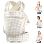 Ergonomic Baby Carrier for Newborns and Toddlers – Breathable Cotton-Linen Design